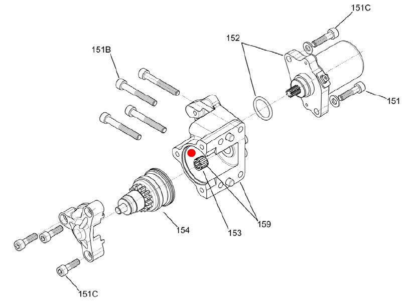 ROLAMENTO MOTOR DE ARRANQUE HK0810 (153 /500/301/ 503 )