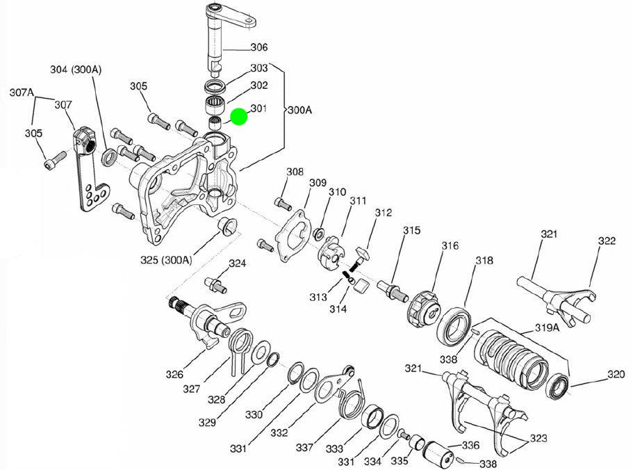 ROLAMENTO MOTOR DE ARRANQUE HK0810 (153 /500/301/ 503 )